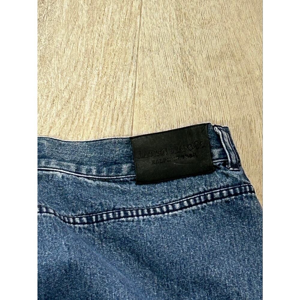 Lauren Ralph Lauren Women’s Size 14 Denim Maxi Skirt Blue Jean Frayed Hem - Picture 6 of 6